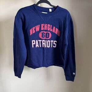New England Patriots Navy Sweatshirt